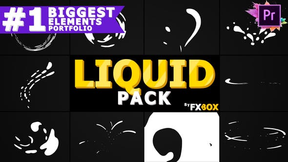 Liquid Shapes Collection | Premiere Pro MOGRT - Videohive 25050240 Download