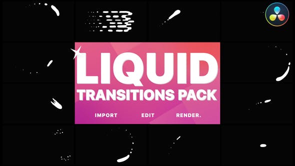 Liquid Shapes | DaVinci Resolve - Download Videohive 31737465