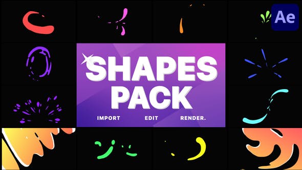 Liquid Shapes Pack | After Effects - Videohive Download 31462028
