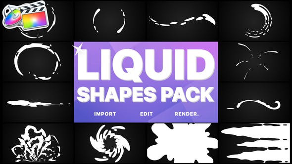 Liquid Shapes Pack | FCPX - Videohive 25543114 Download