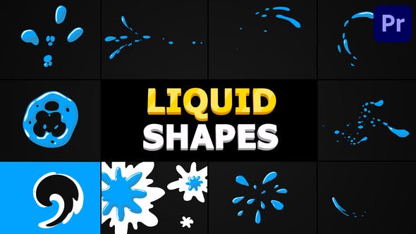 Liquid Shapes | Premiere Pro MOGRT - Download 32267112 Videohive