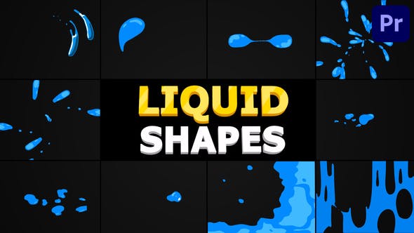 Liquid Shapes | Premiere Pro MOGRT - Download 33517055 Videohive