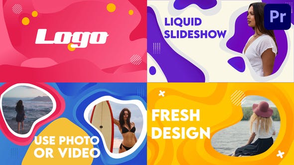 Liquid Slideshow | Premiere Pro MOGRT - 33692741 Videohive Download