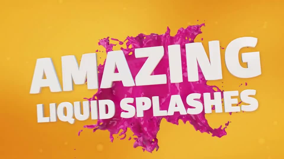 Liquid Splash Titles - Download Videohive 12252973
