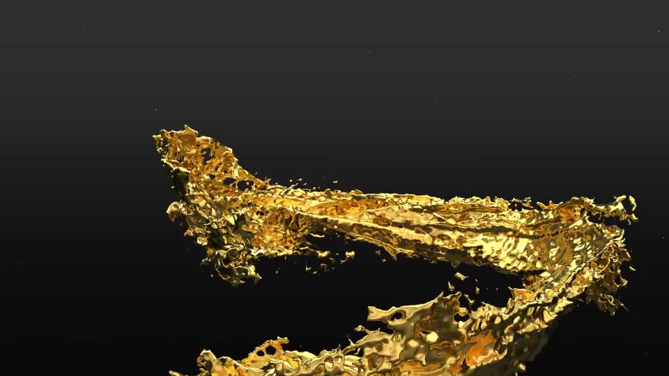 Liquid style Gold Logo reveal Videohive 45323798 After Effects Image 2