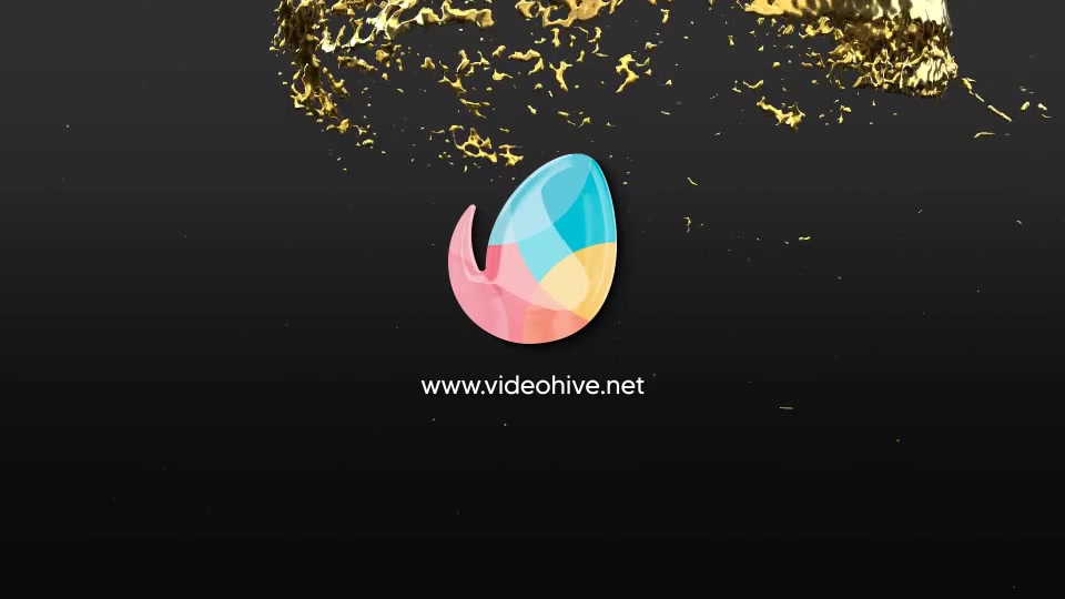 Liquid style Gold Logo reveal Videohive 45323798 After Effects Image 4