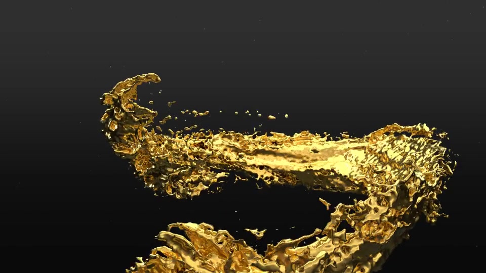 Liquid style Gold Logo reveal Videohive 45323798 After Effects Image 7