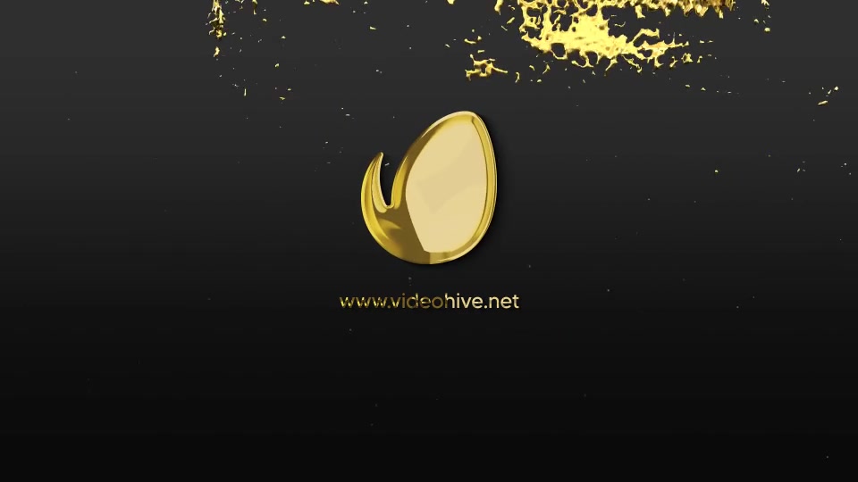 Liquid style Gold Logo reveal Videohive 45323798 After Effects Image 9