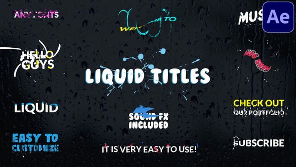 Liquid Titles | After Effects - 29350548 Download Videohive