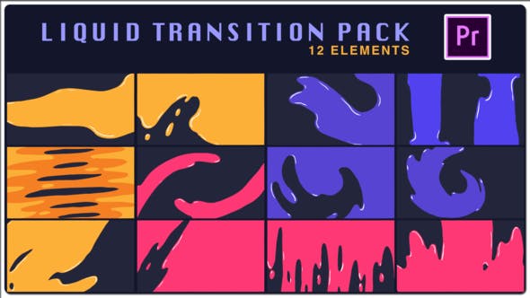 Liquid Transition Pack | Premiere Pro MOGRT - Videohive Download 34446536