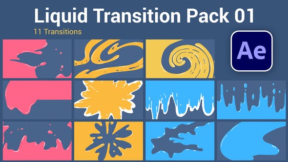 Liquid Transition Pack - Videohive Download 34322822