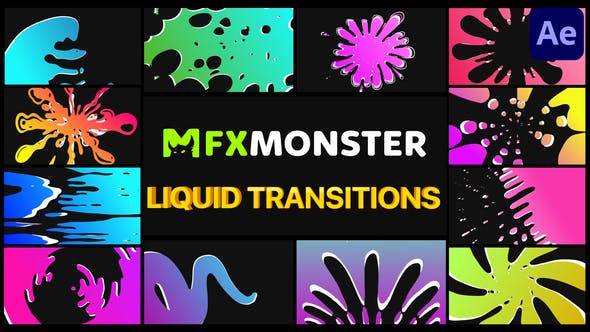 Liquid Transitions | After Effects - Download 32113500 Videohive