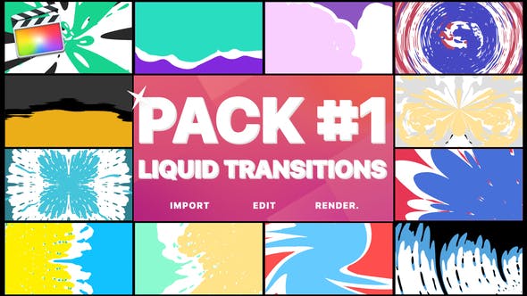 Liquid Transitions Pack 01 | Final Cut - Videohive Download 24232592
