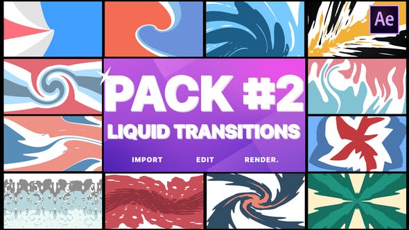 Liquid Transitions Pack 02 | After Effects - Videohive 23279976 Download
