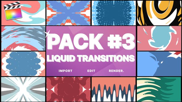 Liquid Transitions Pack 03 | Final Cut - Videohive Download 24254447