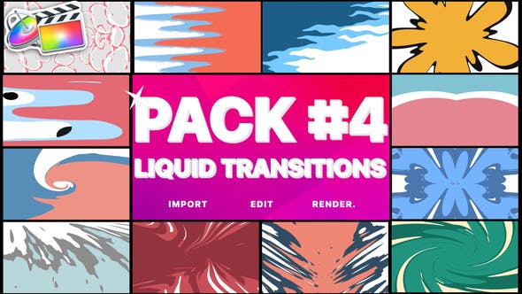 Liquid Transitions Pack 04 | Final Cut - 24271289 Videohive Download