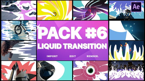 Liquid Transitions Pack 06 | After Effects - Download Videohive 23503283