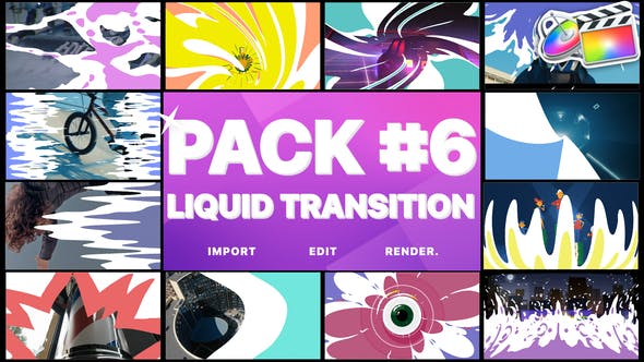 Liquid Transitions Pack 06 | Final Cut - 24291856 Download Videohive