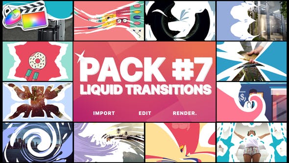 Liquid Transitions Pack 07 | Final Cut - Download Videohive 24297305