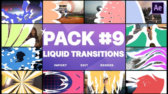Liquid Transitions Pack 09 | After Effects - Download 26077657 Videohive