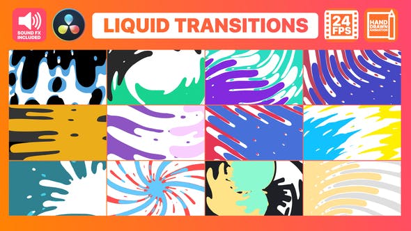 Liquid Transitions Pack | DaVinci Resolve - 34055844 Download Videohive