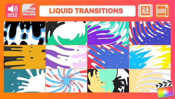 Liquid Transitions Pack | Final Cut Pro - 24003182 Download Videohive