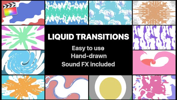 Liquid Transitions Pack | Final Cut - Videohive Download 23519799