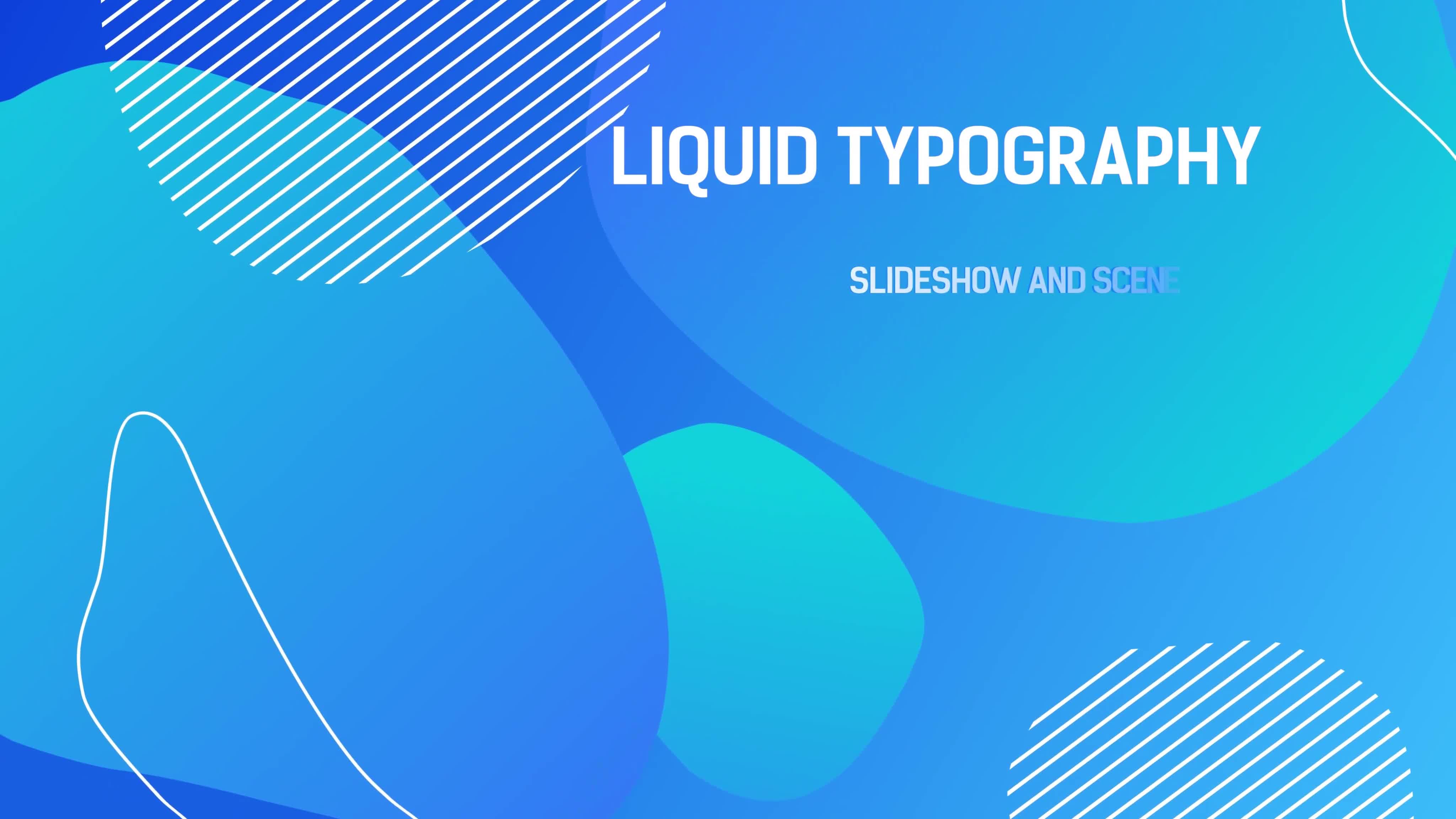 Liquid Typography Slideshow And Scenes || After Effects Videohive 33363947 After Effects Image 1