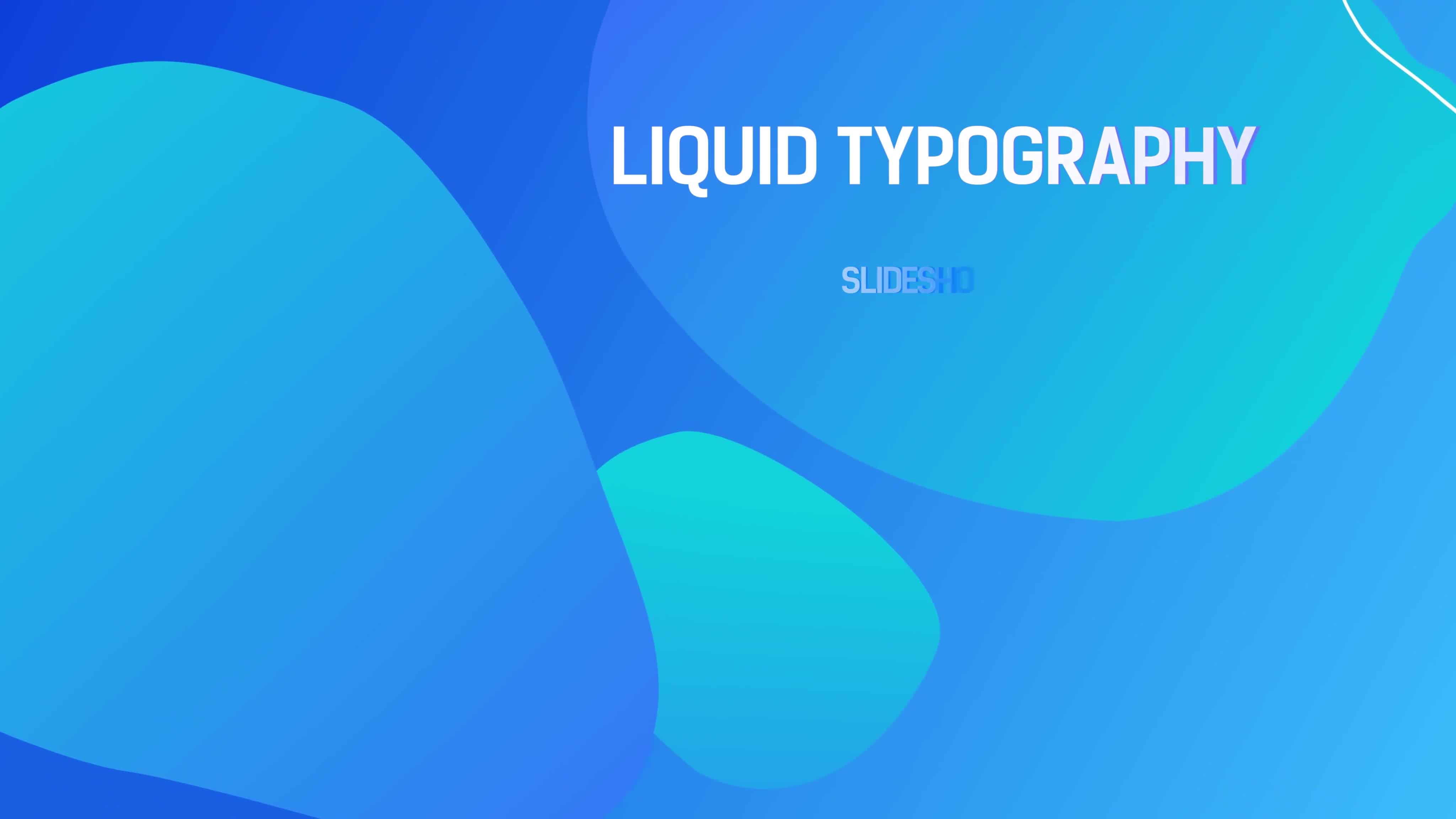 Liquid Typography Slideshow And Scenes || After Effects Videohive 33363947 After Effects Image 2