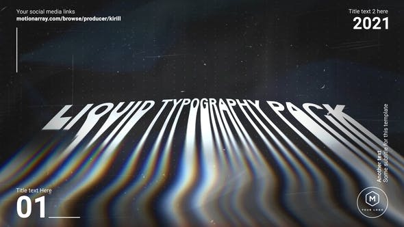 Liquid Typography - Videohive 30346334 Download