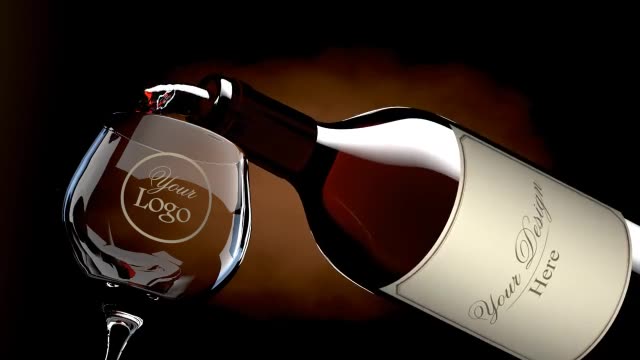 Liquid Wine Bottle Mockup Videohive 13451941 After Effects Image 2