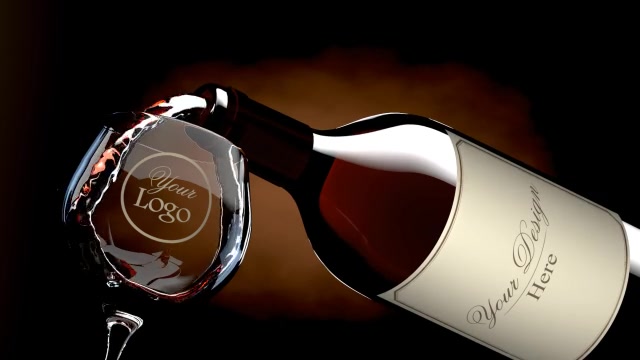 Liquid Wine Bottle Mockup Videohive 13451941 After Effects Image 3
