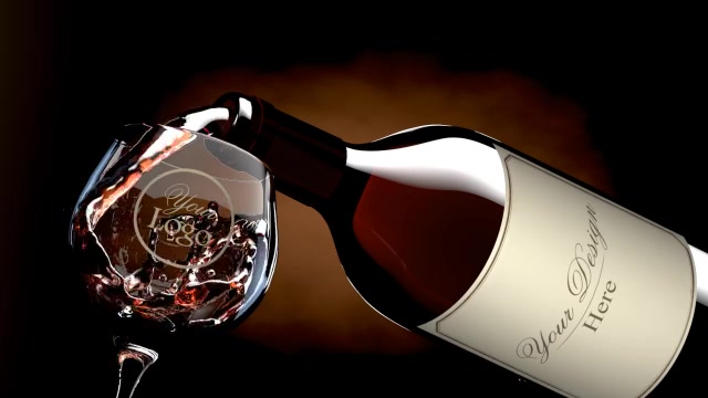 Liquid Wine Bottle Mockup Videohive 13451941 After Effects Image 4