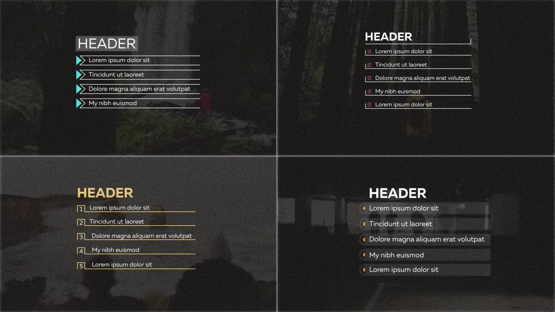 List Titles for Premiere Pro MOGRT Videohive 35484908 Premiere Pro Image 9