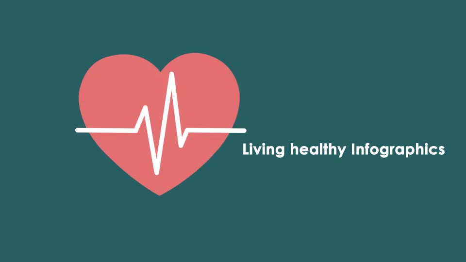 Living Healthy Infographics - Download Videohive 7395697