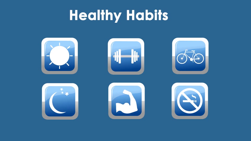 Living Healthy Infographics - Download Videohive 7395697