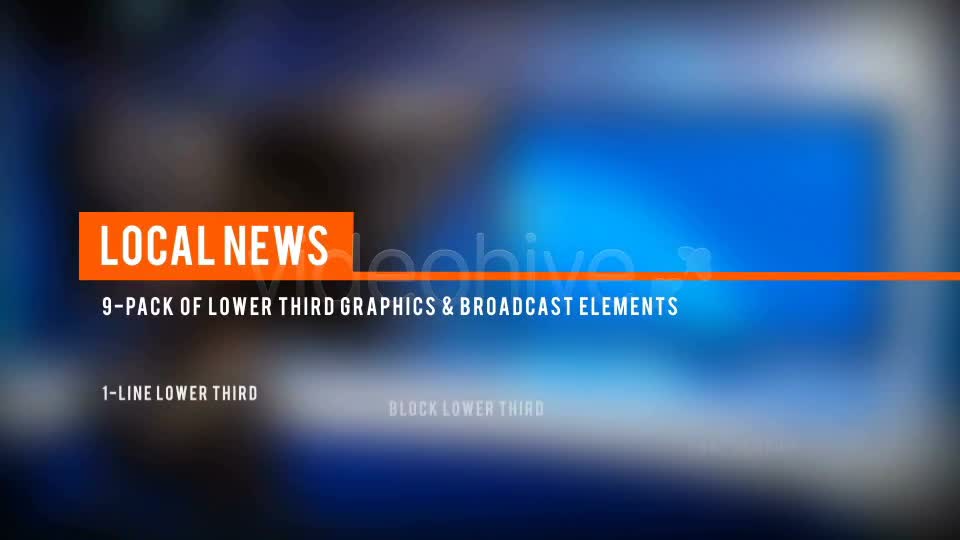 Local News Broadcast Lower Third Package - Download Videohive 5337838