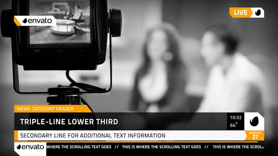 Local News Elements Lower Third Package - Download Videohive 15860854