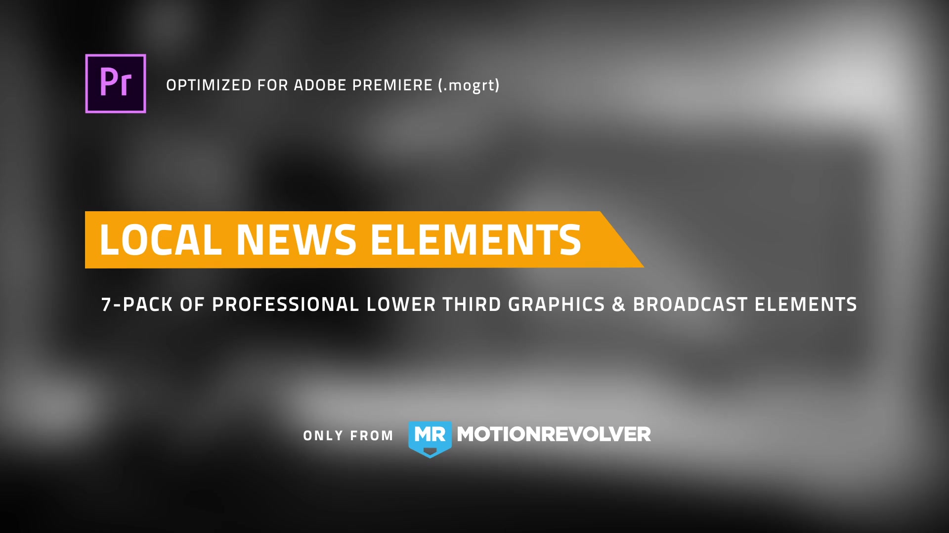 Local News Elements | MOGRT for Premiere Pro - Download Videohive 22426028