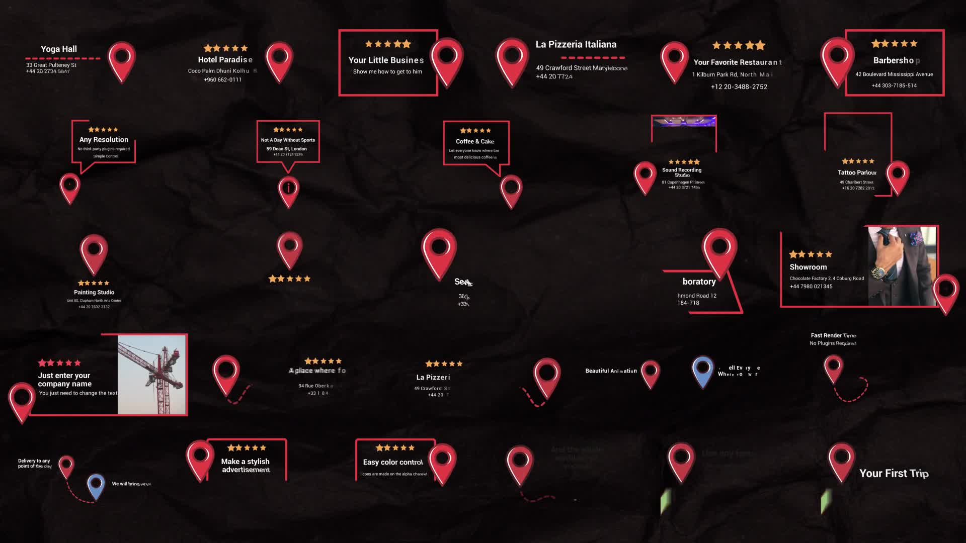 Location Icons for FCPX Videohive 35817629 Apple Motion Image 1