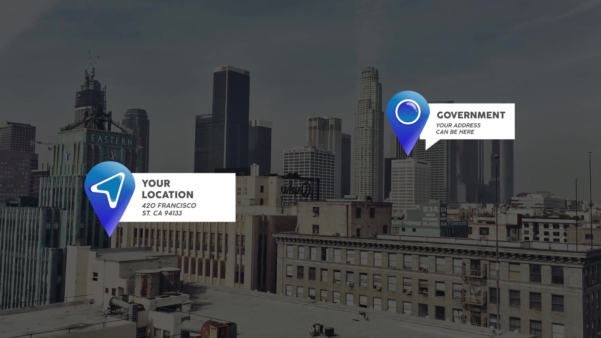 Location Pin Titles || FCPX Videohive 33682055 Apple Motion Image 9
