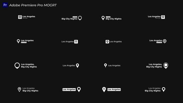 Location Pointer Titles 2 MOGRT - Download 38283923 Videohive