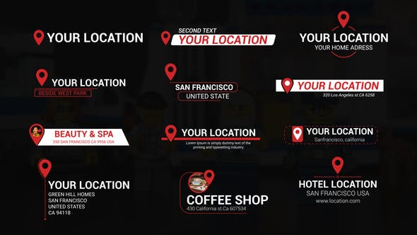 Location Titles - 37076297 Download Videohive