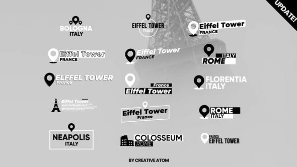 Location Titles | AE - 40237204 Videohive Download