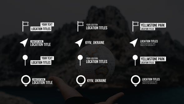 Location Titles | After Effects - Videohive 37275174 Download