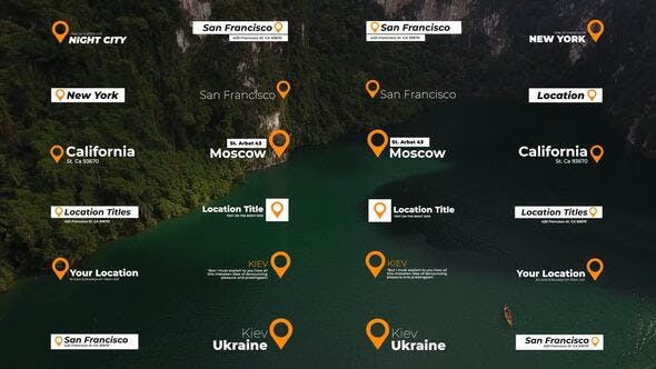 Location Titles | Final Cut Pro - Videohive Download 35485724