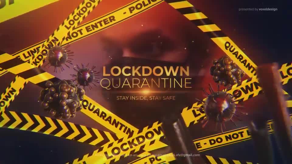 Lockdown Quarantine Cinematic Title Videohive 26391496 After Effects Image 1