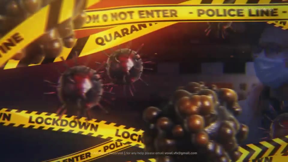 Lockdown Quarantine Cinematic Title Videohive 26391496 After Effects Image 3