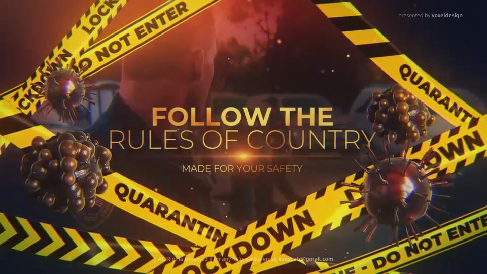 Lockdown Quarantine Cinematic Title Videohive 26391496 After Effects Image 6