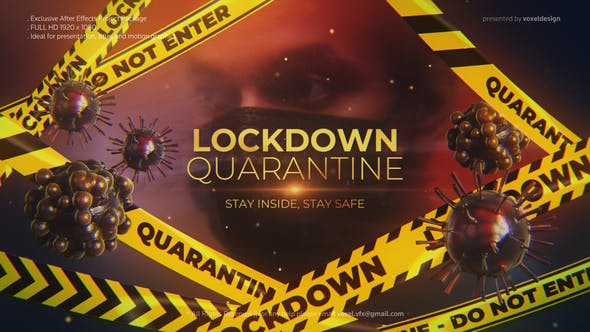 Lockdown Quarantine Cinematic Title - Videohive 26391496 Download